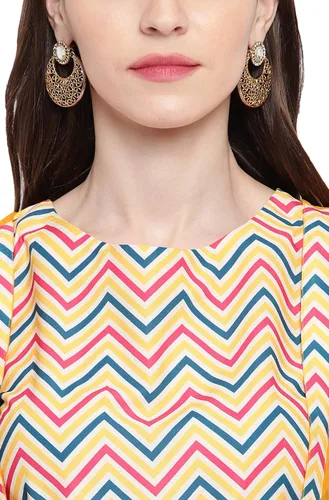 Vista 8 de Janasya - Top corto para mujer, color amarillo