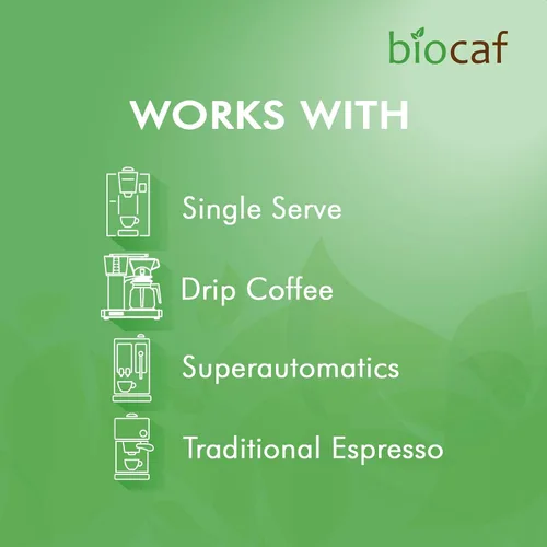 Vista 5 de Urnex Máquina de café expreso Full Circle – 2 paquetes de un solo uso – Polvo descalcificador seguro en Keurig Delonghi Nespresso Ninja Hamilton