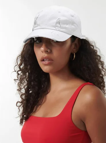 Vista 2 de Eohak Ponytail Baseball Hat Distressed Retro Washed Womens Twill