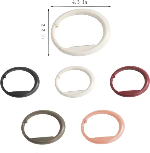 Vista 6 de Percha portátil para bolsos, gancho plegable portátil para mesa, soporte antideslizante sin perforaciones, colgador de mesa para oficina, lugares