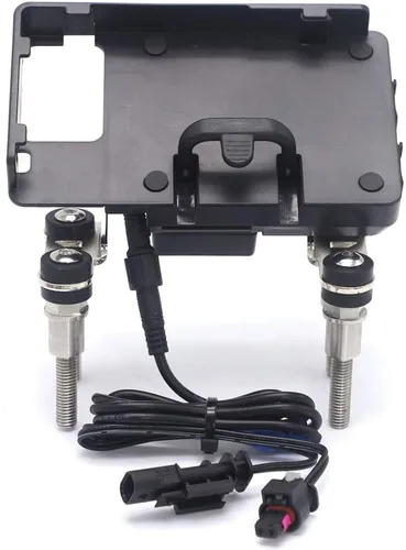 Vista 4 de Funda y molduras para manillar de teléfono móvil Soporte de navegación USB para BMW F750GS F750GS F800GS F700GS R1200RS R1200R 0.472 in Accesorios