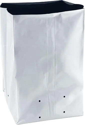 Vista 8 de Bolsa de cultivo de polietileno de 1 galón, bolsa de cultivo de 50 unidades, película de panda, blanco y negro