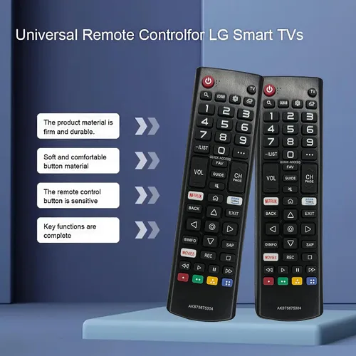 Vista 4 de AKB75675304 Reemplazo de control remoto universal, apto para LG Smart TV 32LM570BPUA 32LM620BPUA 32LM630BPUB 55UM69 65UM73000PUA 55UM6900PUA