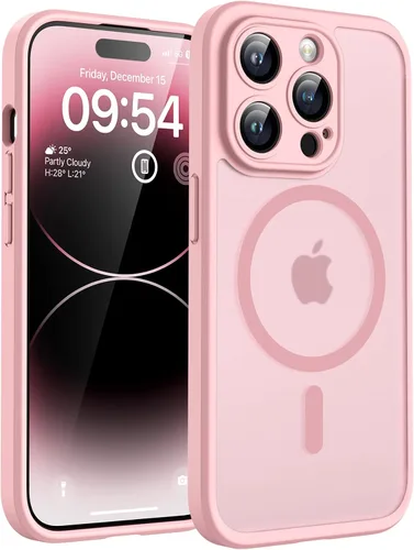 Vista 264 de TOCOL Funda para iPhone 11, compatible con Magsafe, protección completa de cámara, imanes integrados, protección contra caídas, funda translúcida
