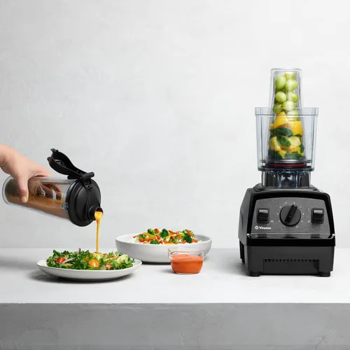 Vista 10 de Adaptador de taza personal Vitamix, libre de BPA, apto para lavavajillas, dos tazas de licuadora de 20 onzas, dos tapas y un adaptador de licuadora