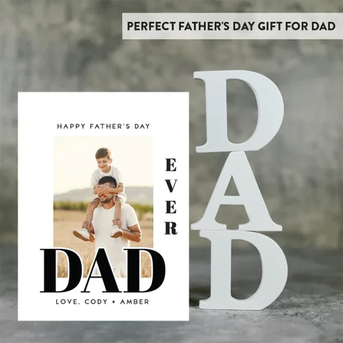 Vista 6 de Andaz Press Tarjeta de felicitación para el día del padre de 8.5 x 11 pulgadas con sobre, tarjeta jumbo para el día del padre de esposa, tarjeta