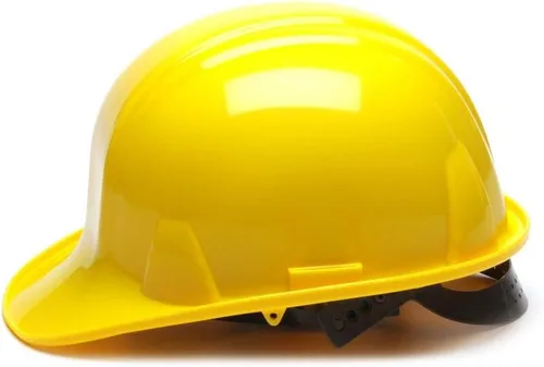Vista 3 de Pyramex Safety SL Series Cap Style Hard Hat, 4-Point Snap Lock Suspension Amarillo