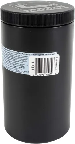 Vista 32 de Jacquard Pintura Textil 8 Oz Negro