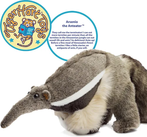 Vista 2 de TigerHart Arsenio The Anteater - Peluche de 18 pulgadas