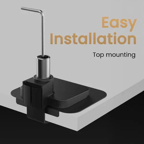 Vista 6 de BenQ BSH01 Ergo Brazo de Monitor - Soporte de Monitor con Resorte de Gas para Pantallas de hasta 45'' y 44 libras, Instalación Rápida, Sin Descenso