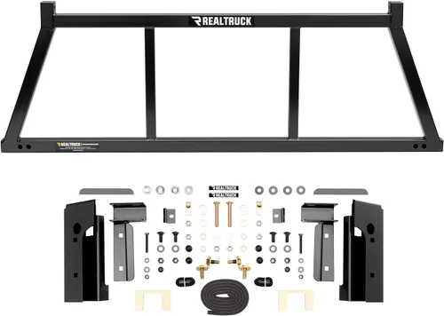 Vista 10 de RealTruck BACKRACK - Marco de estante de media lamas + kit de herramientas para uso con caja de herramientas de 21 pulgadas, combo Negro, sin