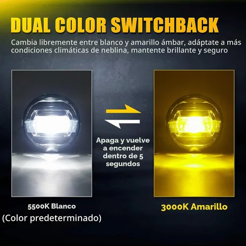 Vista 3 de Suparee. - Conjunto de luces antiniebla LED para Tacoma, Tundra 4runner, Corolla, Camry. Fits Tacoma 2005-2011/Tundra 2007-2013/Sequoia