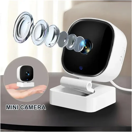 Vista 5 de Cámara de seguridad para el hogar WiFi 1080P Blanco