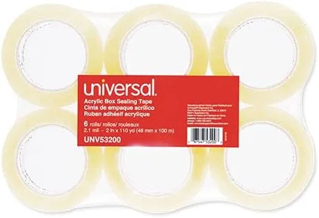 Vista 2 de Universal Cinta de embalaje resistente, 1.890 in x 328.1 ft (53200)