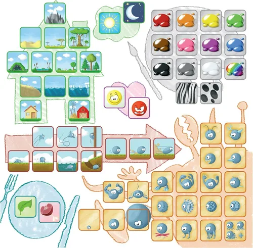 Vista 4 de Concept Kids Animals - Juego cooperativo de adivinanzas de animales para niños. Divertido juego de mesa familiar para niños y adultos, a partir de 4