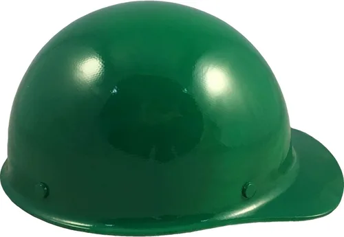 Vista 4 de MSA SkullGuard - Casco duro de fibra de vidrio, estilo gorra con Staz en suspensión, color verde personalizado