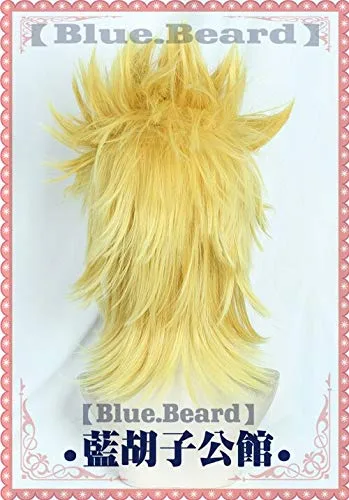 Vista 3 de Peluca de cosplay Dio Brando Cosplay peluca JOJO's Bizarre Adventure Anime dorado resistente al calor pelo sintético Halloween juego de rol fiesta +