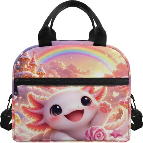 Vista 13 de doginthehole Bolsa de almuerzo portátil de teñido anudado azul, bolsa de almuerzo, organizador reutilizable, hielera para adultos, al aire libre