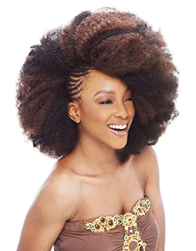 Vista 3 de 2X AFRO KINKY BULK 24"-Morado Oscuro