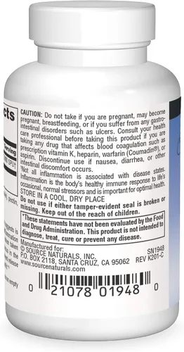 Vista 2 de Source Naturals Serrapeptasa, Enzima Vegetariana Sistémica de Todo el Cuerpo y Liberación Retrasada* 30 Cápsulas
