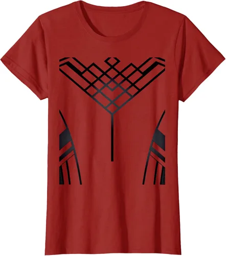 Vista 8 de Marvel Shang-Chi and The Legend of the Ten Rings - Camiseta para disfraz, Rojo, S Arándano