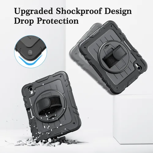 Vista 6 de Funda para iPad mini 7 A17 Pro/iPad mini 6 de 8.3 pulgadas, funda para iPad mini de 7ª/6ª generación (2024/2021) con soporte para lápiz/soporte