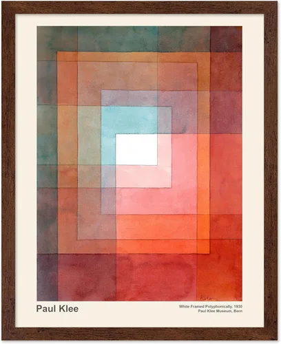 Vista 25 de Poster Master Póster vintage de Paul Klee – Impresión retro de cómicos – Arte de dibujo – Arte abstracto – Regalo para hombres y mujeres – Estilo-09