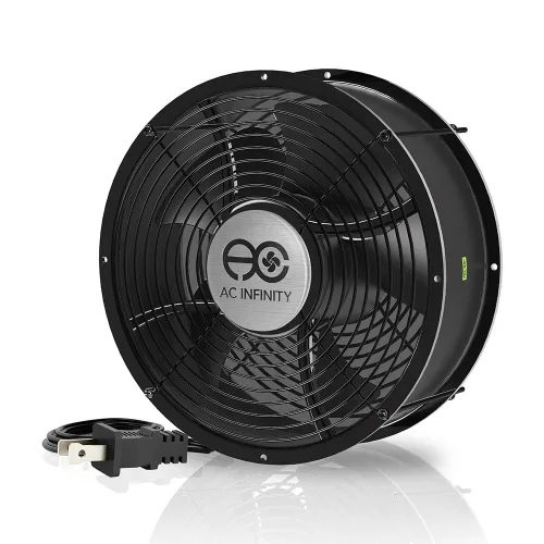 Vista 21 de AC Infinity AXIAL 8025, ventilador para magdalenas, 120 V CA 3.150 in x 0.984 in de alta velocidad, certificado UL para proyectos de escape
