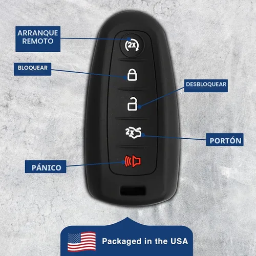 Vista 6 de Key Fob - Protector de piel para Ford 2011-2017 (M3N5WY8609)