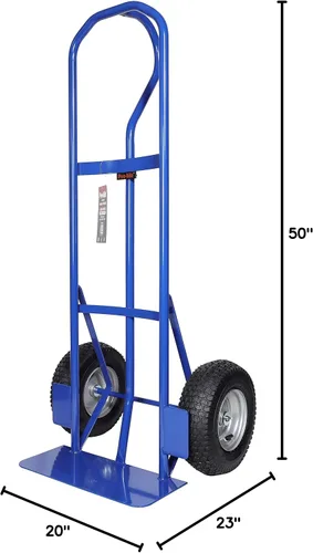 Vista 4 de Pro-Lift Carro de mano resistente, capacidad de carga de 1000 libras, carrito industrial con mango vertical, fabricado en Taiwán