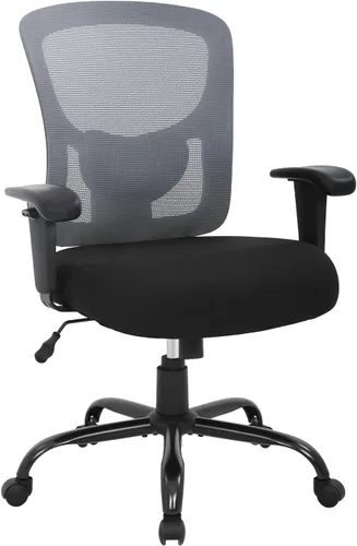Vista 11 de Big and Tall Office Desk Chair Heavy Duty Ergonomic Mesh Desk Chair, Swivel Executive Computer Chairs for Home Office, Adjustable Lumbar Support &