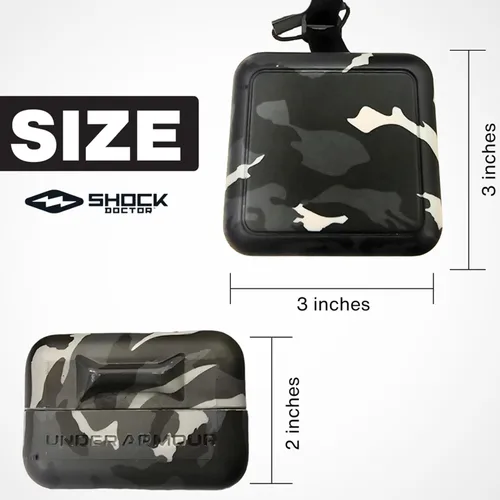 Vista 4 de Under Armour Funda protectora bucal. Almacenamiento de protector bucal. Mantenlo limpio y seguro