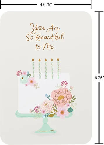 Vista 5 de American Greetings Tarjeta romántica de cumpleaños para ella (Being My Someone)