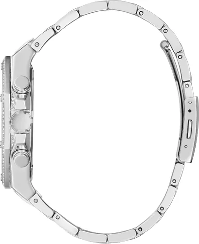 Vista 2 de GUESS Men's Dress Octagonal Crystal Multifunction 44mm Watch