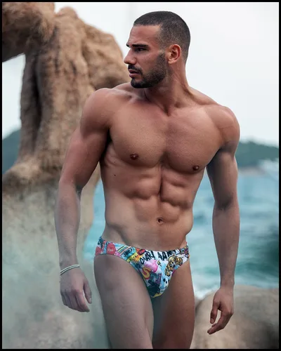 Vista 17 de Bang Men's Swimwear - Swim Mini Brief - Low Rise Fit Bikini Swimsuit