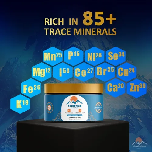 Vista 2 de Resina Shilajit pura del Himalaya Alta potencia para hombres y mujeres Potenciador de energía y apoyo inmunológico Más de 85 oligominerales