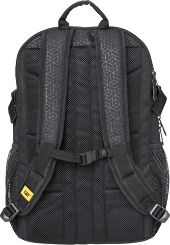 Vista 2 de Caterpillar Mochila Barry para hombre, Negro en relieve térmico, Mochila Barry