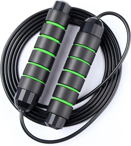 Vista 13 de Redify Cuerda de saltar, cuerdas de saltar para fitness, para mujeres, hombres y niños, cuerda de salto de velocidad para entrenamiento
