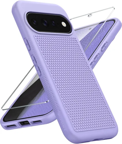 Vista 20 de FNTCASE Funda para iPhone 17 Pro: Fundas delgadas translúcidas de color azul claro compatibles con MagSafe, protección completa de la cámara