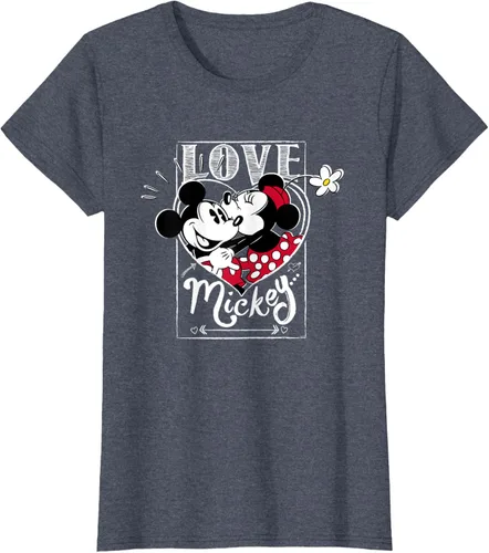 Vista 80 de Disney Mickey & Minnie Mouse Love Mickey - Camiseta para el día de San Valentín
