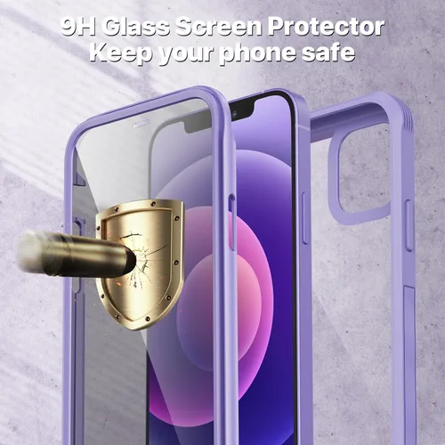 Vista 72 de CENHUFO Funda de privacidad para iPhone 11 Pro, funda de cuerpo completo con protector de pantalla de privacidad de vidrio templado 9H integrado