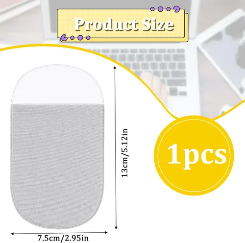 Vista 2 de Soporte universal para mouse para laptop, bolsa para mouse adhesiva, bolsas reutilizables para ratones, bolsas de almacenamiento para mouse