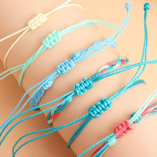 Vista 8 de Pulsera de perlas para mujer, pulsera apilable multicapa de perlas sintéticas, pulseras apilables de cuentas bohemias de cristal con diamantes