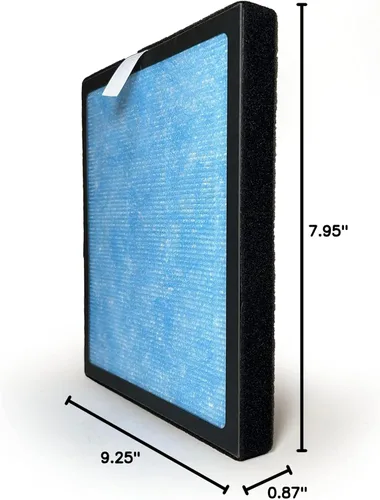 Vista 7 de Nispira Filtro HEPA 3 en 1 con filtro azul original de carbono para purificador de aire YIOU R1, 1 paquete