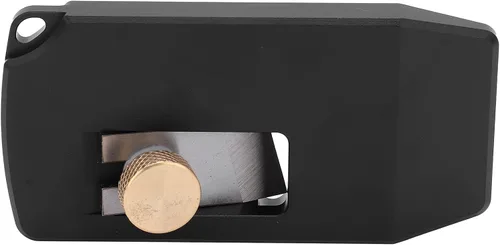 Vista 5 de Recortadora manual, cepilladora de madera ajustable para carpintería con cuchilla de acero de alta dureza, raspador de rebabas de chaflán para chapa