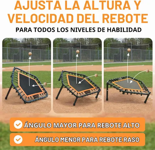 Vista 6 de ACELETIQS Volleyball Rebounder Net, Soccer Rebounder, Lacrosse Rebounder, Baseball Rebounder Net Improve Pitching and Fielding Training, Spiking