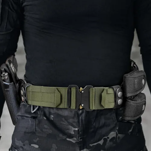 Vista 7 de Cinturón táctico de batalla MOLLE de 2 pulgadas con cinturón interior y almohadilla antideslizante Inner Belt & Inner Anti-Slip Pad 2-In-1 System
