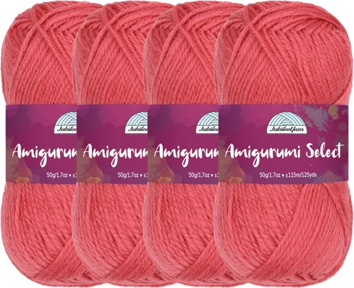 Vista 21 de JubileeYarn Amigurumi Select - Hilo acrílico DK - Begonia - 4 madejas