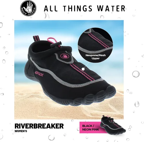 Vista 3 de Body Glove Women's Riverbreaker 2.0 Water Shoe - Water Shoes for Adults for Beach Swim River Lake, Aqua Socks, Non Slip Shoes