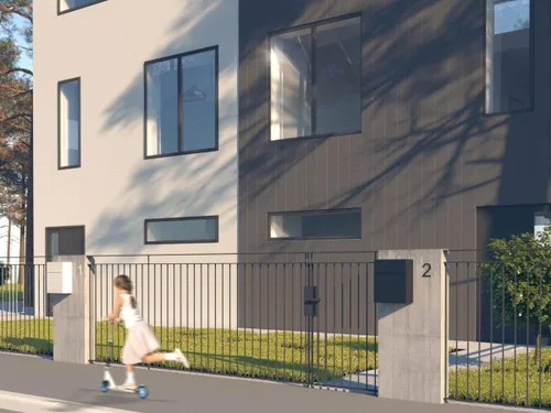 Vista 7 de Base by Bravios - Buzón de diseño contemporáneo en negro con recubrimiento en polvo